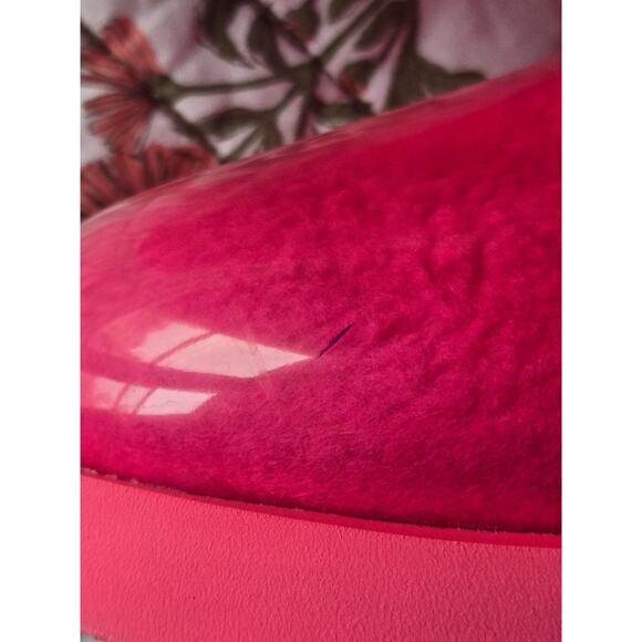 UGG Barbie-Core Women's Clear Mini Hot Pink Slip on Waterproof Boot Size 7 - Picture 7 of 9